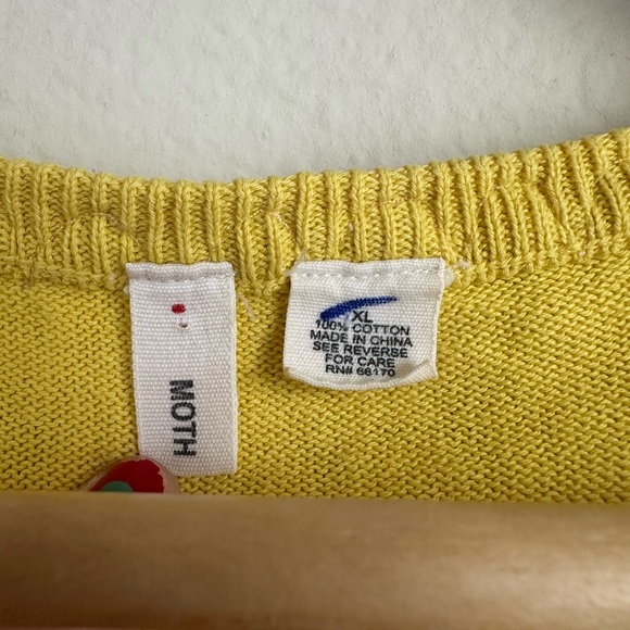 Anthropologie Moth Twee Cotton Lace Knit Cardigan - Picture 3 of 12